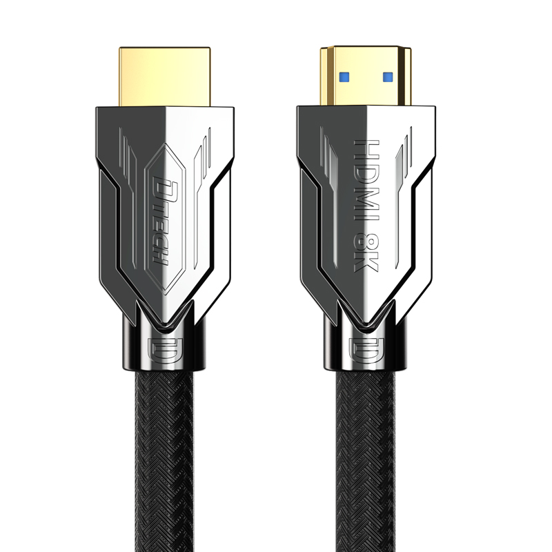 Hdmi Kabel DTECH 4K 2.1 Sertifikatly Ultra ýokary tizlikli HDMI kabeli 1m 2m 3m 5m HDMI kabeli 8K