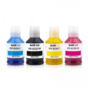 170ML/Bottle PFI-8150 Universal Compatible Ink Refill Ink Kit For Canon TC-5200 TC-5200M Printers