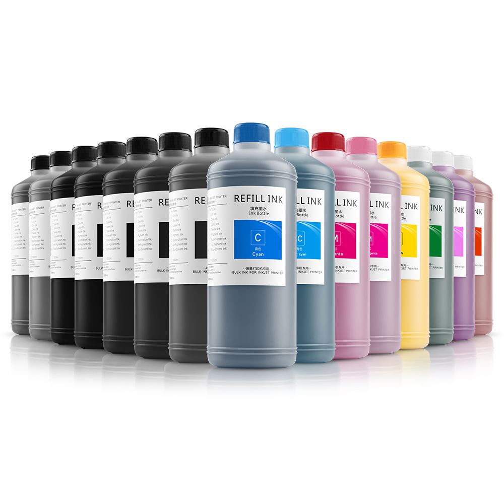 Ocbestjet 1000ML/botella 8 colores nuevos cartuchos de recarga universales tinta pigmentada para impresora Epson Stylus Pro 4800 7800 9800