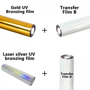 Ocbetjet Goud Silwer UV Warm Bronsende Stempelfilm