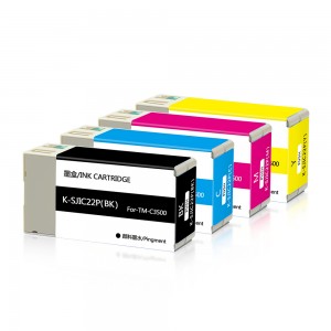 Cartouche compatible SJIC22P avec encre pigmentée et puce pour Epson