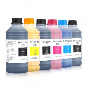 Ocbestjet 1000ML/Bottle 4 Agba New Universal Refill Cartridges Pigment Ink Maka Canon 512 Printer