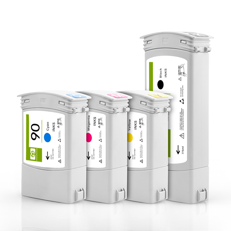90 Replacement Ink Cartridge Full With Ink For HP DesignJet 4000 4000ps 4020 4500 4520 ເຄື່ອງພິມ