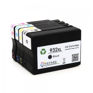 Remanufactured inkjet cartridge for HP 932 933XL
