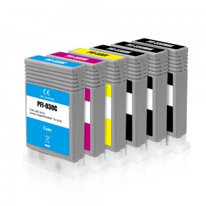 Kuti boje e përputhshme 55ML/PC PFI-030 PFI030 me çip një herë për printer Canon IPF Imageprograf TA20 TA30