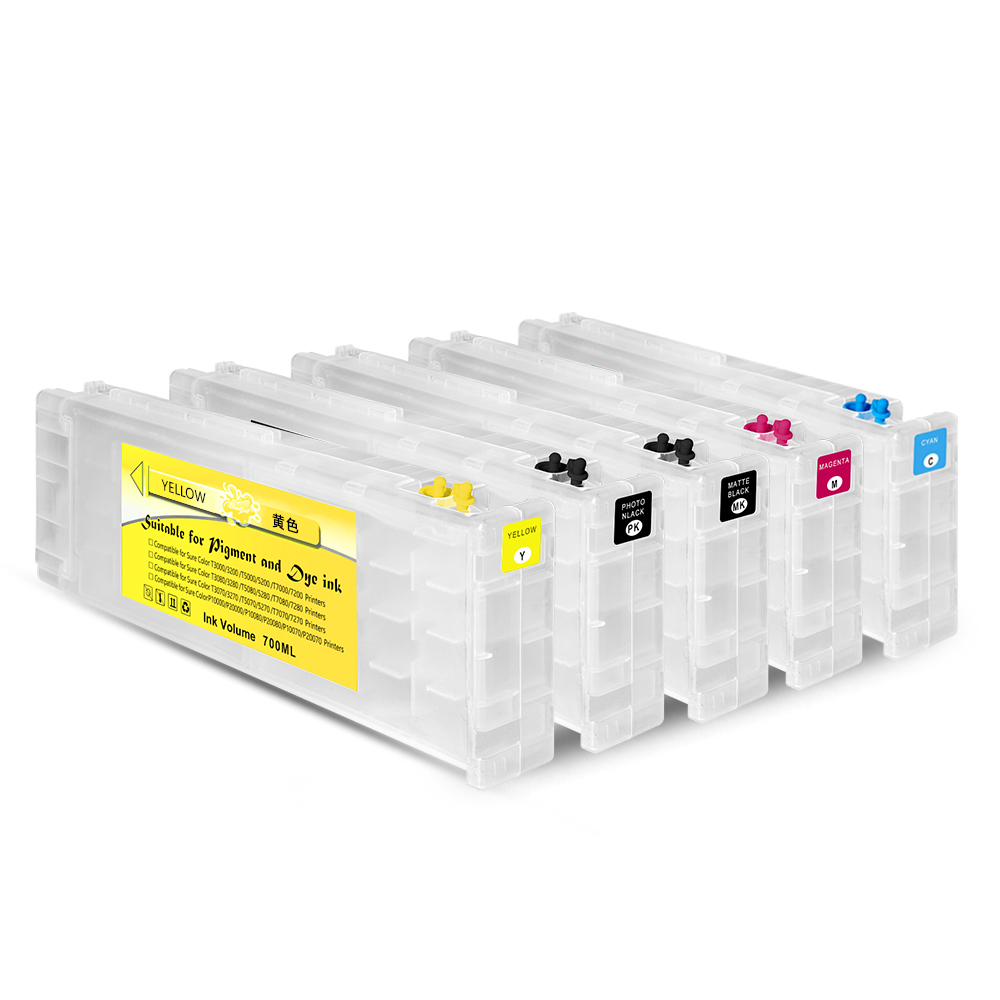 Ocbestjet T7081-T7085 Refillable Ink Cartridge Para sa Epson Sure color T3080