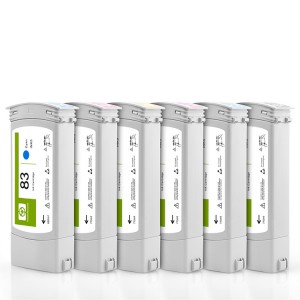 680ML 83 Ink Cartridge Full With Ink For HP Designjet 5500 5500ps 5000 5000ps UV Lomitusi
