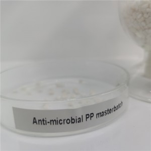 Inorganic silver antibacterial PP masterbatch