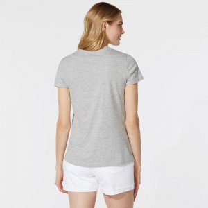 2019 Latest Design China Wholesale Girl Lady 100% Cotton 22 Colors Blank Plain Customized Design OEM Logo Women T Shirt