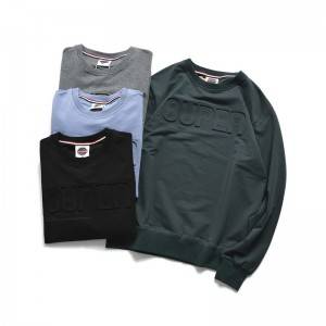 Supply ODM China High Quality Plain Long Sleeve Plain Crewneck Women Fleece Sweatshirt Design