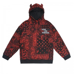 Custom Hoodie factory screen print hoodies high quality oversize