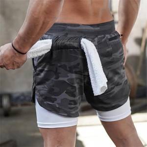 Breathable Custom Odm Fashion Jogging Adult functional Mens Shorts