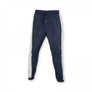 Wholesale Price Womens Nylon Jogging Suits - Custom colorblock side fringe sweat jogging track pants for men – Dufiest