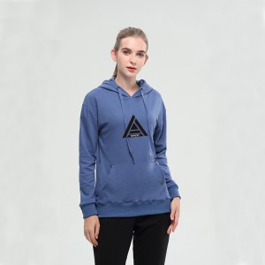 Factory Supply China Customized Women′s Printing Hoodie Without Hood Knitted Round Neck Sweatshirt Wholesale
