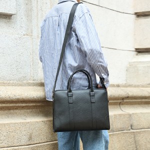 Луксозна мъжка бизнес чанта от кожено куфарче