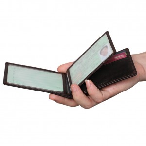 OEM/ODM pánský kožený držák na karty