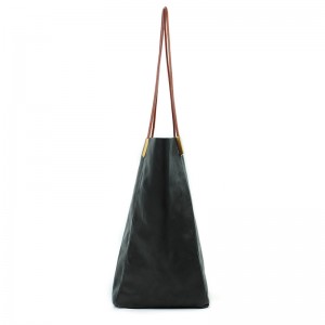 Изготовленная на заказ кожаная сумка Тоте большой емкости мешков дам для женщины