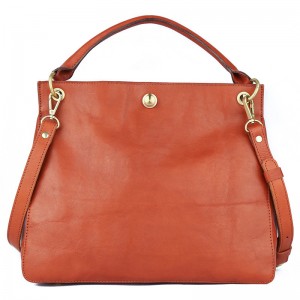 Customized ໂລໂກ້ຫນັງ handbag ສໍາລັບແມ່ຍິງ