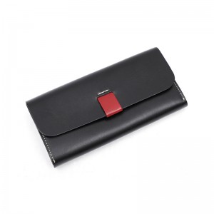 Customized logo leather ladies multifunctional clutch bag