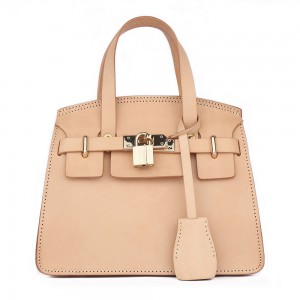 Customized Logo High Quality Leather Women's Bags Ladies Platinum Handbags