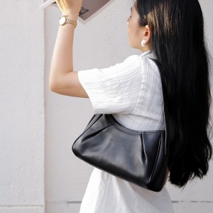 Женска торба преко рамена са прилагођеним логотипом од биљне штављене коже