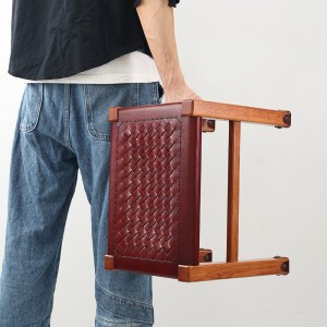 맞춤형 수제 유럽 사각형 의자