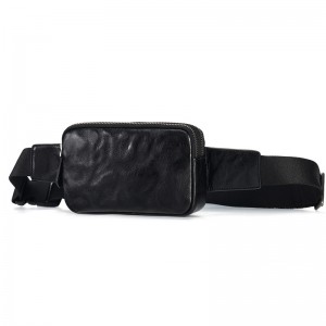 Customized Leather Chest Bag Para sa Mga Lalaki
