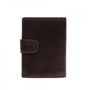 Індивідуальний чоловічий гаманець rfid повсякденний вінтажний шкіряний гаманець