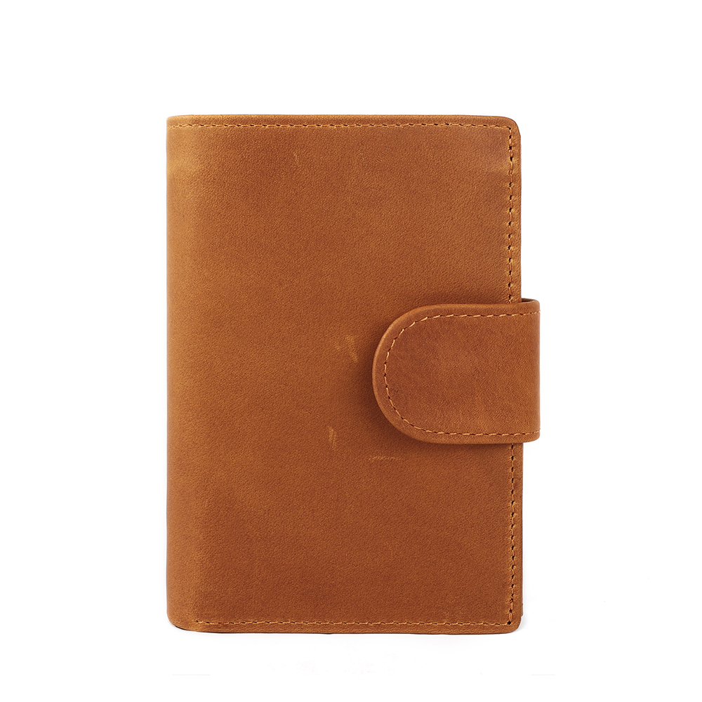 Prispôsobená pánska peňaženka rfid Casual Vintage kožená peňaženka (10)
