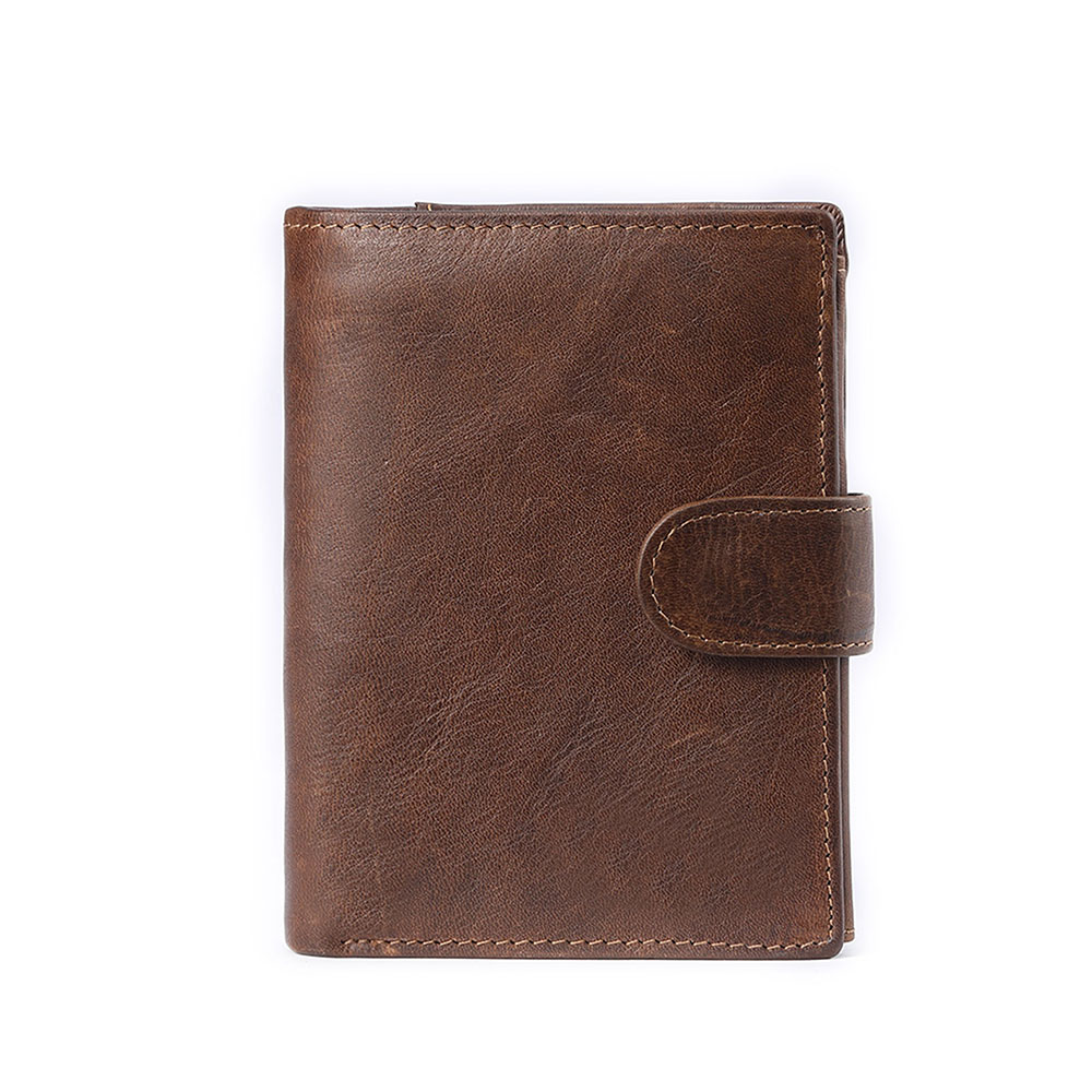 Customized Men's Wallet rfid Casual Vintage Leather Wallet (13)