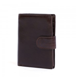 Հարմարեցված տղամարդկանց դրամապանակ rfid Casual Vintage կաշվե դրամապանակ