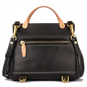 ໂຮງງານຜະລິດ Custom Leather Multifunctional Backpack Bag ສໍາລັບແມ່ຍິງ