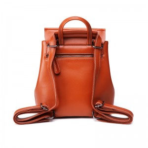 Factory Custom Leather Women's Multifunctional Backpack