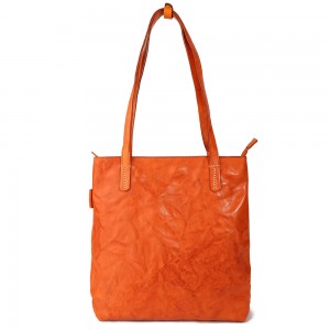 Factory Customized Ladies Vegetable Tanned Leather Tote Bag