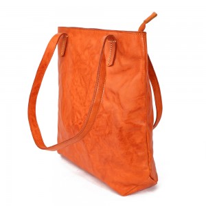 Feme ea Customized Logo Leather Ladies Tote Bag