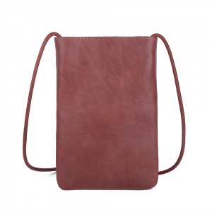 Mini sac à bandoulière en cuir personnalisé en usine pour sac de téléphone portable pour femmes