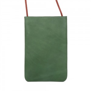 Фабрычная скураная міні-сумка праз плечы для жаночай сумкі для мабільнага тэлефона