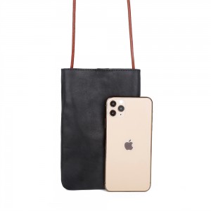 Tovarniško prilagojena usnjena mini torba čez ramo za žensko torbo za mobilni telefon