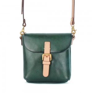 ໂຮງງານ Custom Bags ສໍາລັບແມ່ຍິງຜັກ Tanned Leather Bags Shoulder Bags