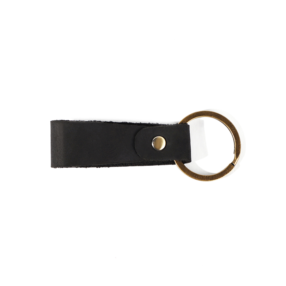 Genuine Leather Keychain Vintage Pendant (1)