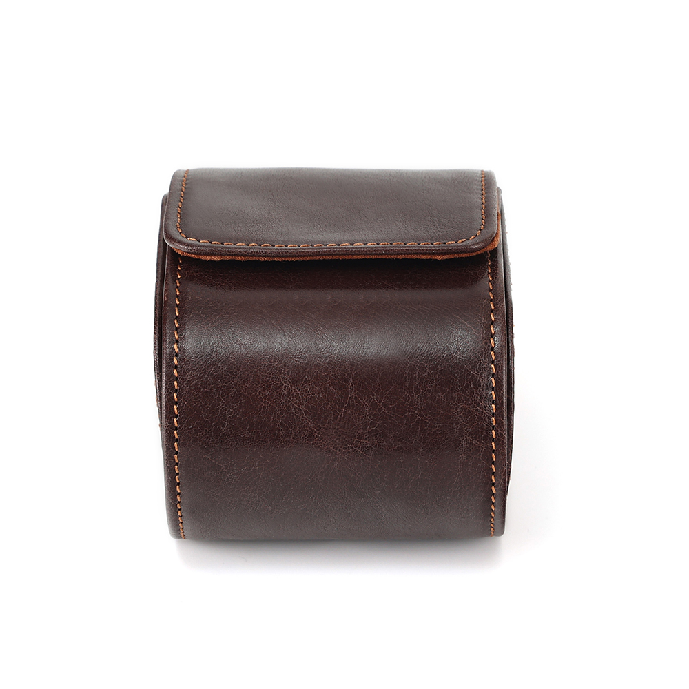 Genuine leather men's watch case (74)