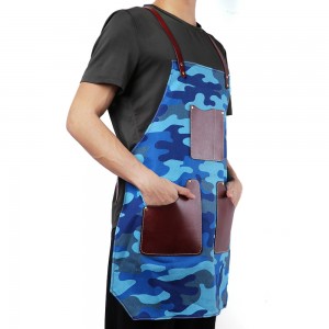 High-end na naka-customize na denim apron