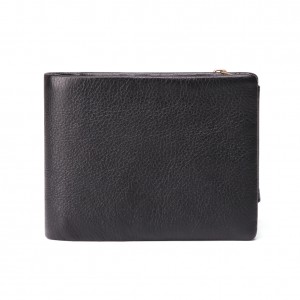 High-end anpassad vintageplånbok i läder för män med stor kapacitet