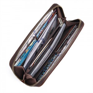 High quality customized men’s leather wallet