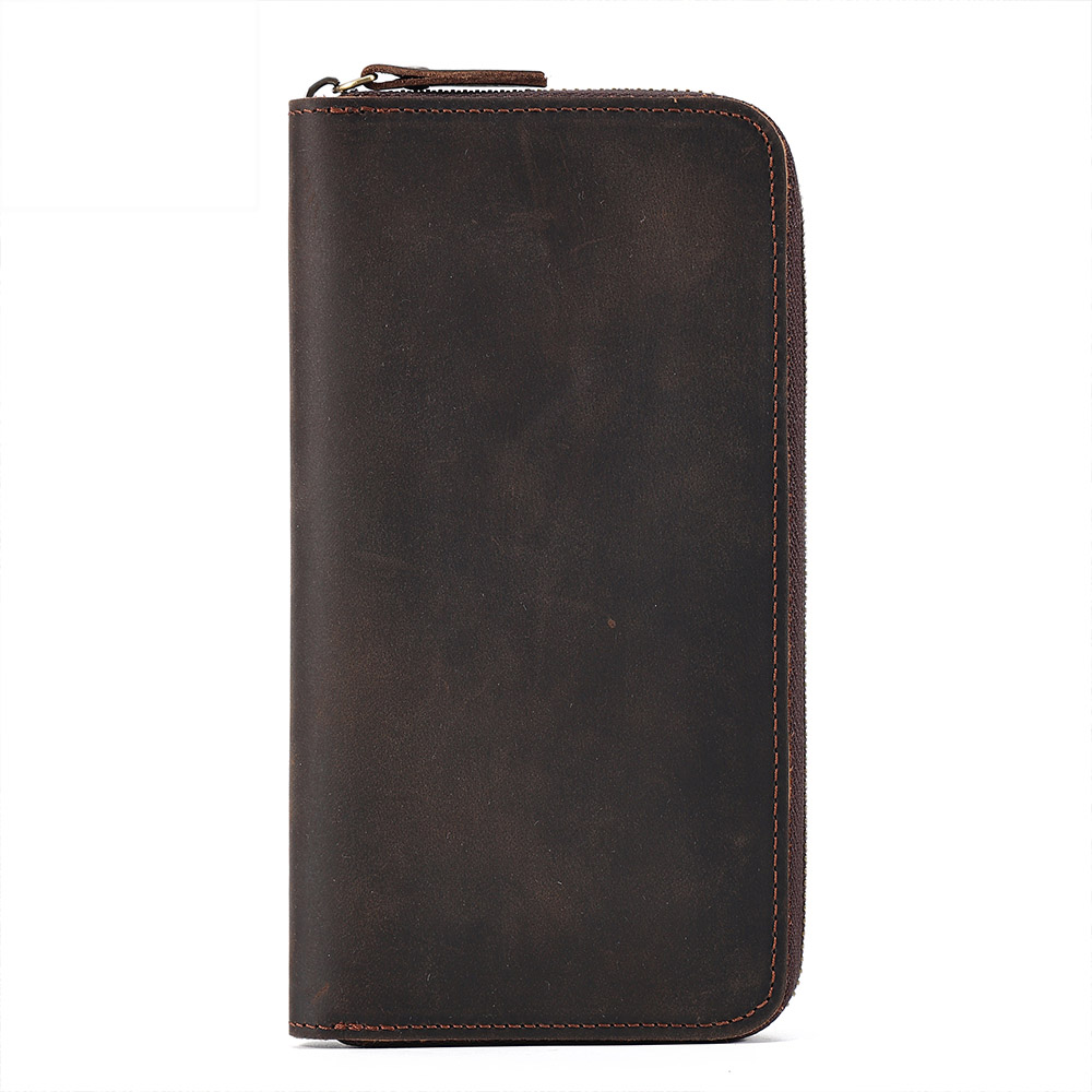 High quality customized men's leather wallet (8)