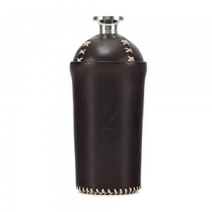 Handmade custom Creative leather wine bottle holster wine bottle Wine Pot