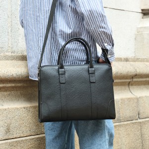 Luxury Custom leather briefcase ຖົງທຸລະກິດສໍາລັບຜູ້ຊາຍ
