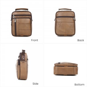 Factory customised low price leather men’s bag crossbody bag