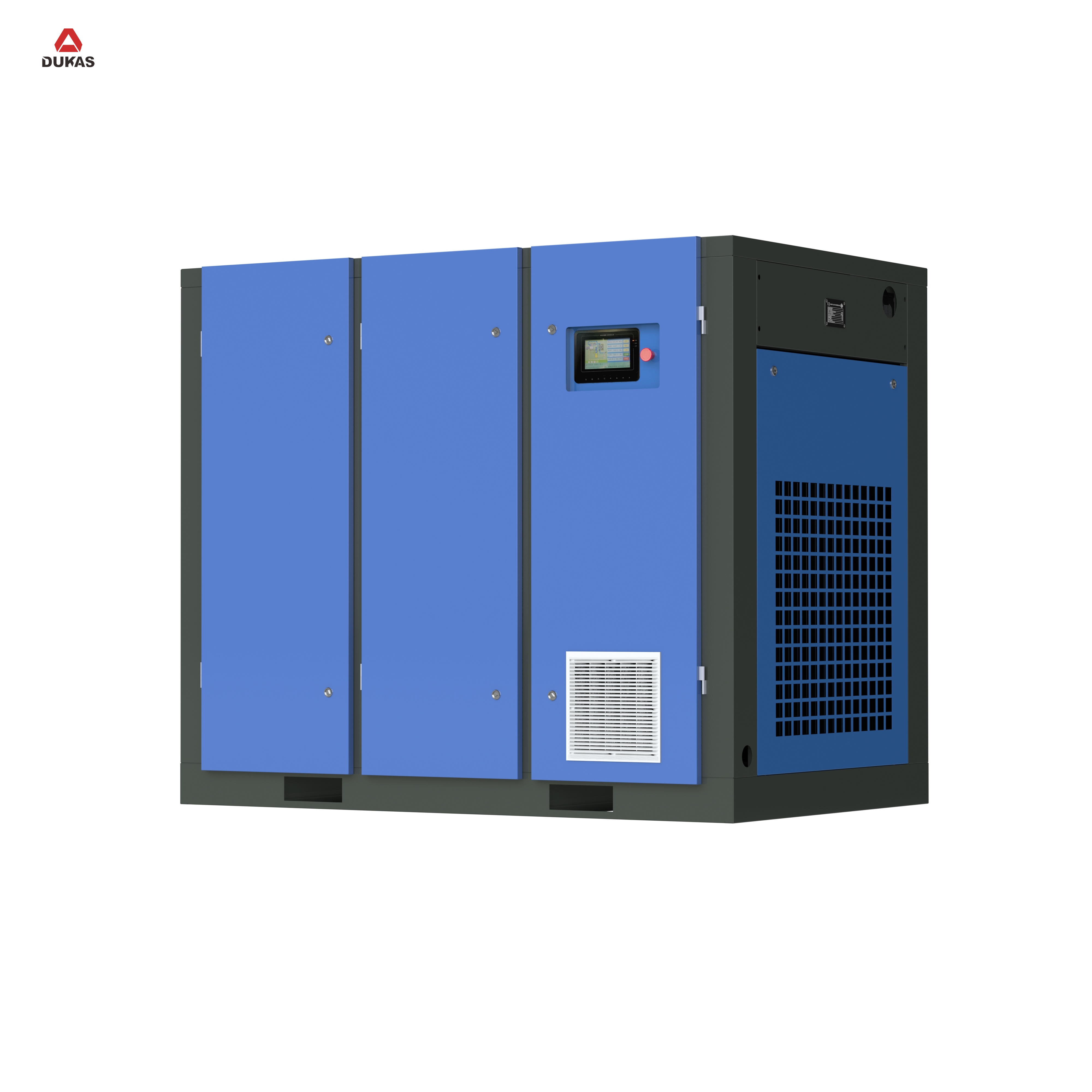 Lower operating temperature and bearing load energy-saving two-stage air compressor