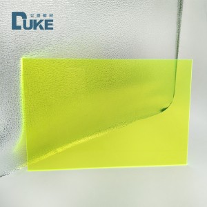 China Wholesale Glass Acrylic Sheet Quotes - Tint Fluorescent Color Acrylic Sheet – Cast Acrylic